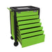 Sealey Rollcab 7 Drawer Push-To-Open Hi-Vis Green APPD7G Sealey  - Dynamic Drive