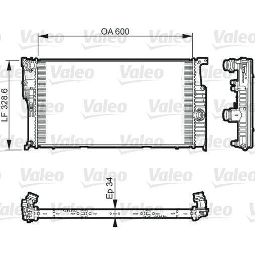 Valeo Radiator 735612 Automotive Part fits Bmw Bmw 3-Series Valeo  - Dynamic Drive