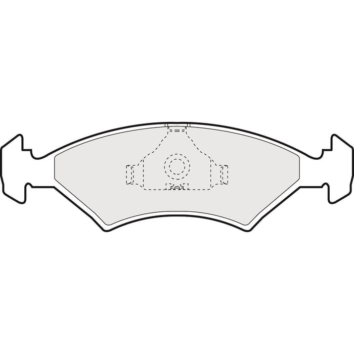 Apec Brake Pads Front & Rear Fits Ferrari Mondial