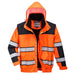 Portwest Hi-Vis Bomber Jacket - Orange/Black - Large Portwest  - Dynamic Drive