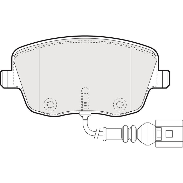 Apec Brake Pads Front Fits Seat Cordoba Ibiza Skoda Fabia Roomster VW Polo