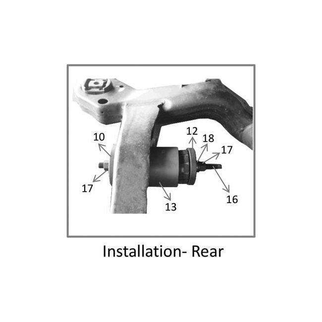 Laser Differential Bush Removal & Installation Tool Kit - for BMW 8406 Laser Tools  - Dynamic Drive