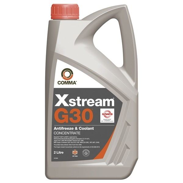 Comma Xstream G30 Antifreeze & Coolant - Concentrated - 2 Litre Comma  - Dynamic Drive