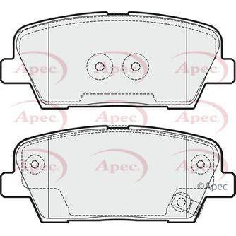 Apec Brake Pads Rear Fits Hyundai Genesis Santa Fe Kia Sorento