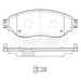 Genuine Borg & Beck Front Brake Pads fits GM Vivaro 1.6 CDTi 0614 BBP2515 Borg & Beck  - Dynamic Drive