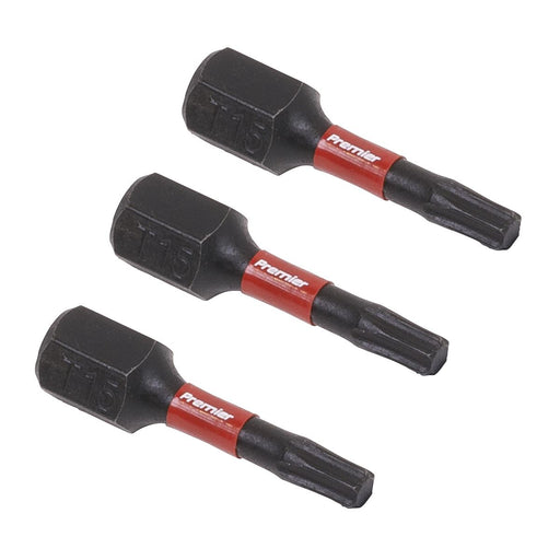 Sealey TRX-Star* T15 Impact Power Tool Bits 25mm 3pc AK8216 Sealey  - Dynamic Drive