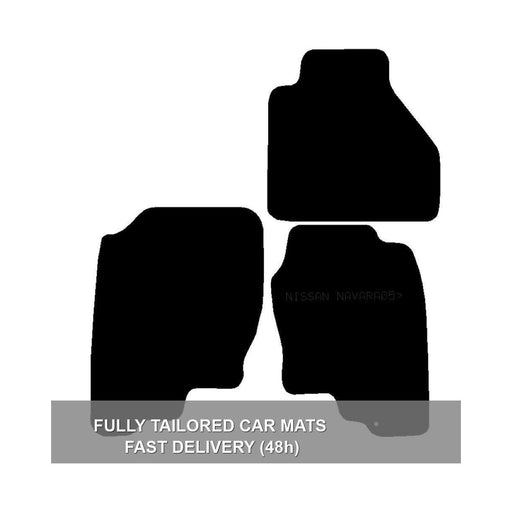 Tailored Car Mats fits Nissan Navara 2005-2010 Double Cab UKB4C  - Dynamic Drive