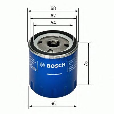 Genuine Bosch Car Oil Filter P3292 fits Renault Clio - 1.2 - 98-10 0451103292