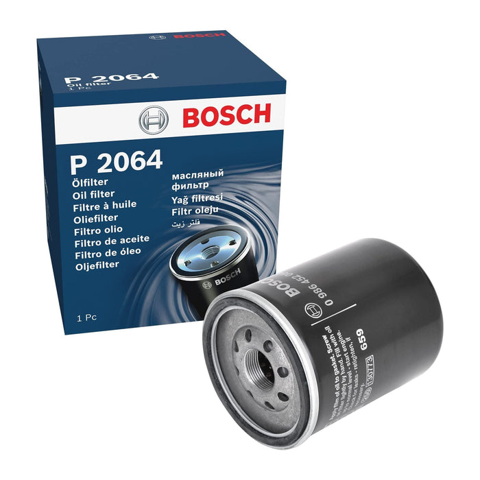 Genuine Bosch Car Oil Filter P2064 fits Isuzu Trooper TD - 3.1 - 91-98 098645206