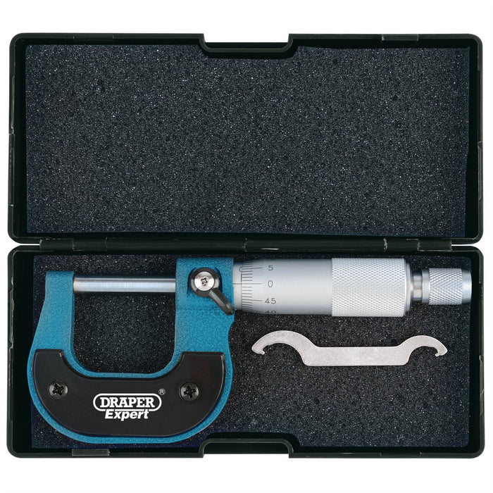 Draper Metric External Micrometer, 0 - 25mm 46603 Draper  - Dynamic Drive