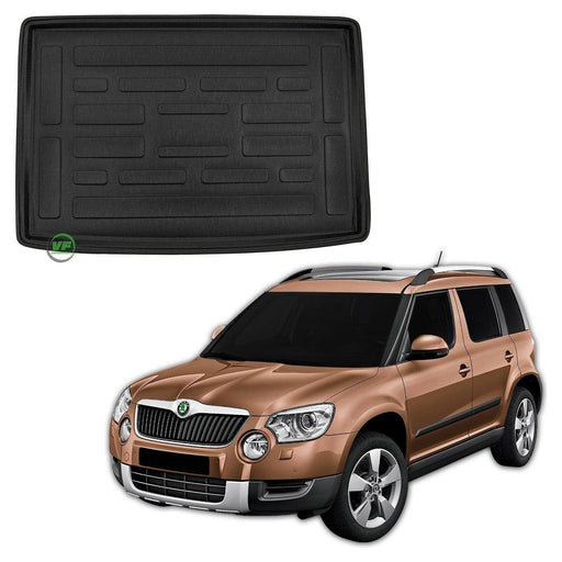 Heavy Duty Tailored Fit Boot Liner Tray Car Mat For Yeti 2009-Up UKB4C  - Dynamic Drive