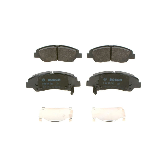 Genuine Bosch Brake Pad Set fits Hyundai i10 - 1.0 - 13- 0986494760