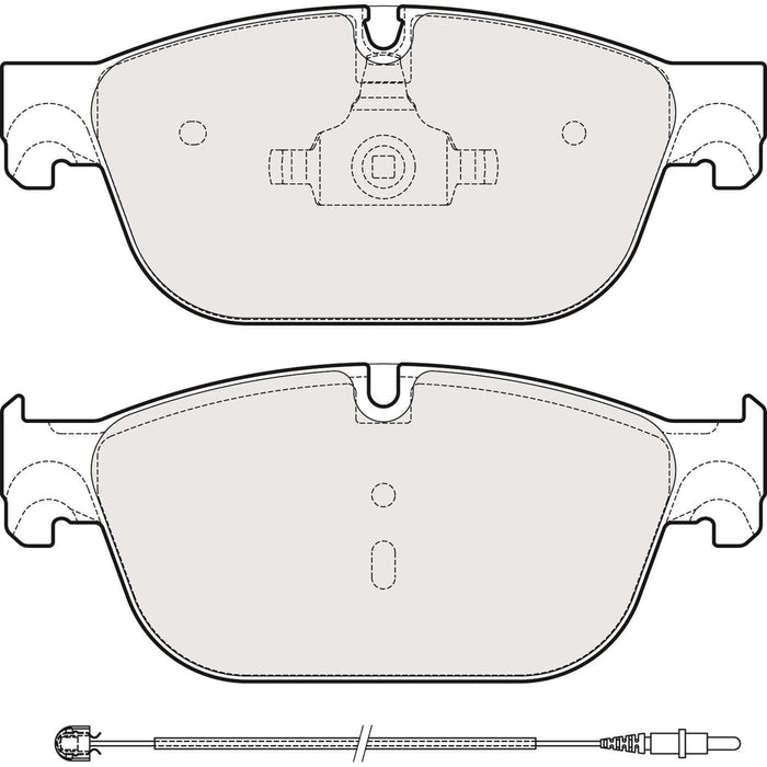 Apec Brake Pads Front Fits Citroen C5 C6 Ds4 Ds5 Ds Peugeot 308 407 508 Rcz