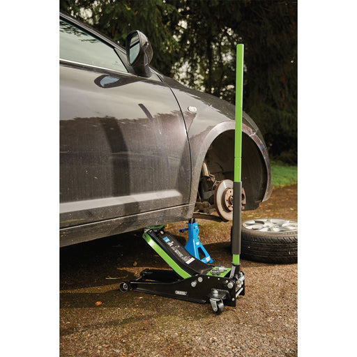 Draper Trolley Jack, 3 Tonne, Green 28485 Draper  - Dynamic Drive