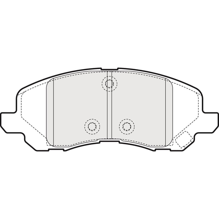 Apec Brake Pads Front Fits Dodge Avenger