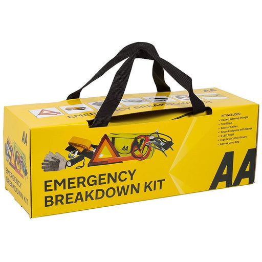 AA Car Emergency Breakdown Kit Car Driving  Travel Kit Warning Triangle UKB4C  - Dynamic Drive