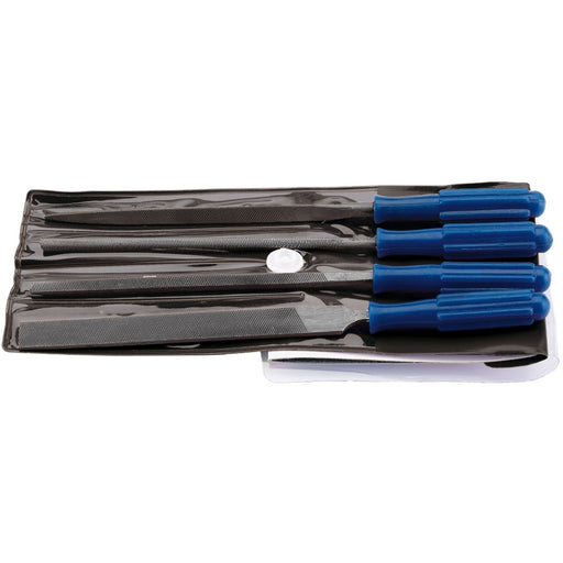 Draper Warding File Set with Handles, 100mm (4 Piece) 14184 Draper  - Dynamic Drive