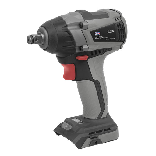 Sealey Brushless Impact Wrench 20V SV20 Series 1/2"Sq Drive 300Nm Body Only Sealey  - Dynamic Drive