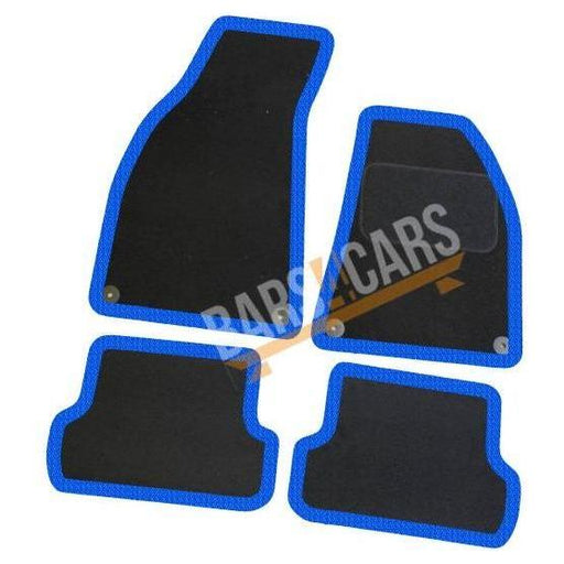 Tailored Blue Trim Carpet Mats for Audi A4 02-05 + Clips 2002 2003 2004 2005 UKB4C  - Dynamic Drive