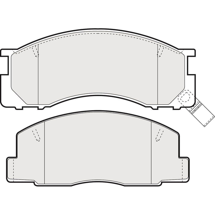 Apec Brake Pads Front Fits Toyota Previa Space Cruiser