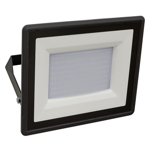 Sealey Extra Slim Floodlight with Wall Bracket 100W SMD LED LED115 Sealey  - Dynamic Drive