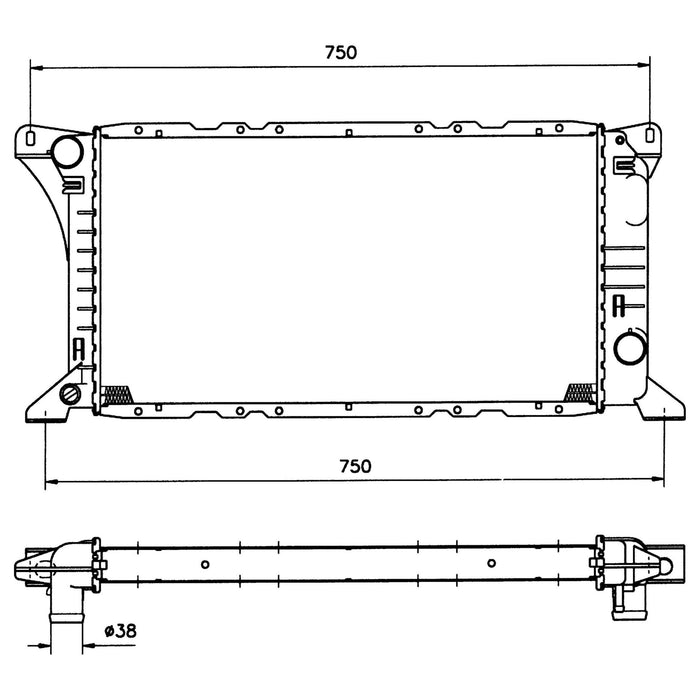 NRF Radiator 506212