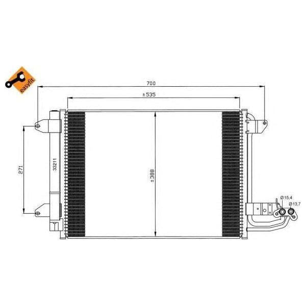 NRF Condenser 35520