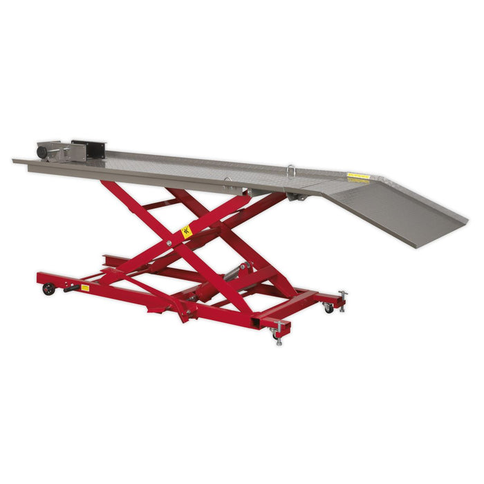 Sealey Hydraulic Motorcycle Lift 450kg Capacity MC454 Sealey  - Dynamic Drive