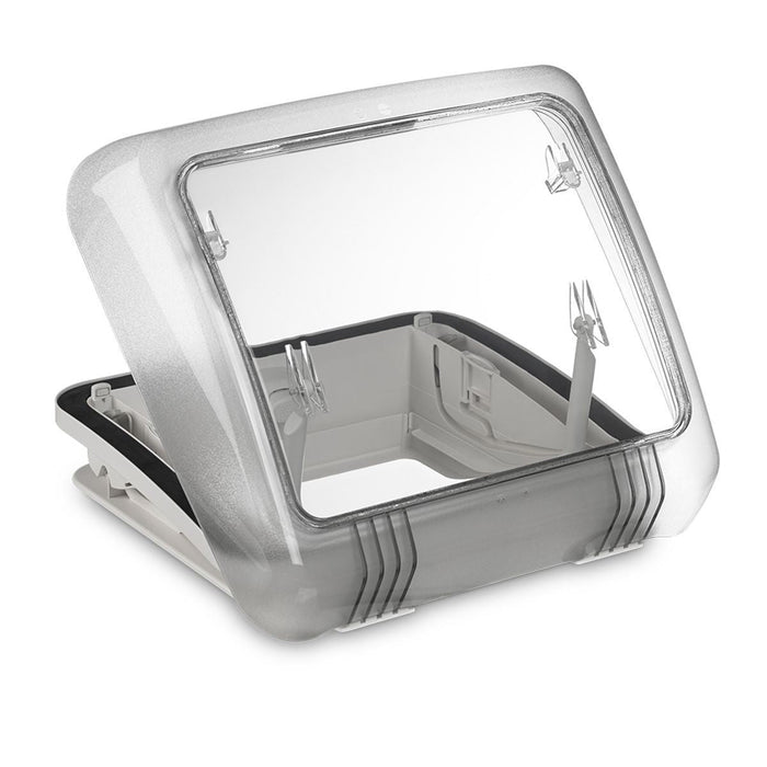 Dometic Micro Heki Roof Window with Flyscreen & Forced Vent 280mmx280mm Dometic  - Dynamic Drive