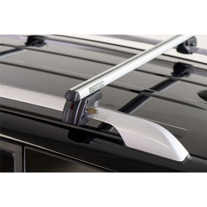 Steel Locking Roof Rack Cross Bars fits Vauxhall Corsa B Estate Menabo  - Dynamic Drive