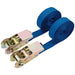 1x 2 Piece Draper 250Kg Ratcheting Tie Down Strap Sets 4.5M x 25mm - 60966 Draper  - Dynamic Drive