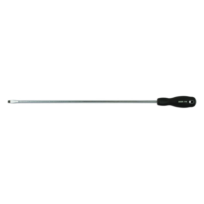 Laser Extra Long Flat Screwdriver 6mm x 450mm 1796 Laser Tools  - Dynamic Drive