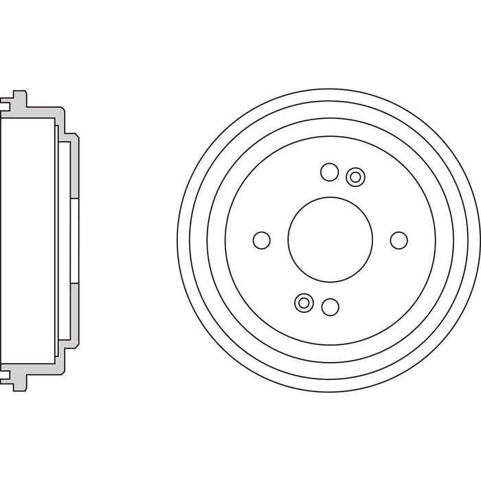 Apec Brake Drum Rear Fits Hyundai Getz