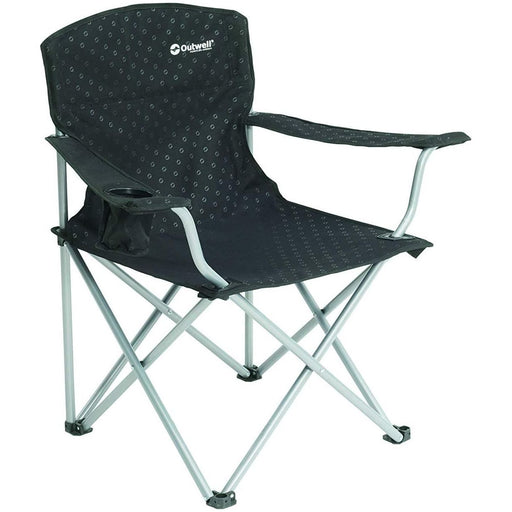 Outwell Catamarca Folding Chair Camping Caravan Fishing Black 2022 125kg Outwell  - Dynamic Drive