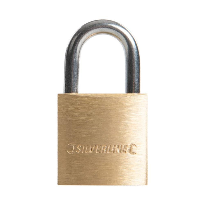 Silverline Brass Padlock 20mm