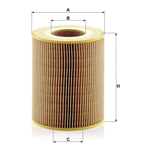 Genuine Mann Air Filter for Mercedes Benz A Class C1381 Mann & Hummel  - Dynamic Drive