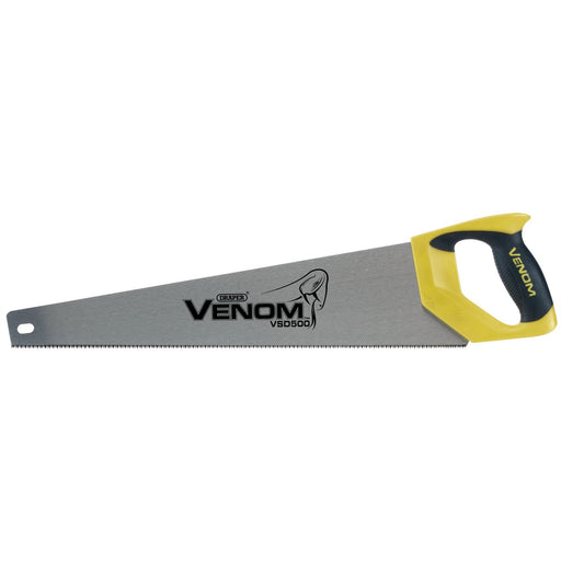 Draper Venom Second Fix Double Ground Handsaw, 500mm, 11tpi/12ppi Draper  - Dynamic Drive