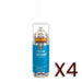 4x Hycote Clear Lacquer Spray Paint Aerosol Fast-Drying High Gloss Coating 400ml Hycote  - Dynamic Drive