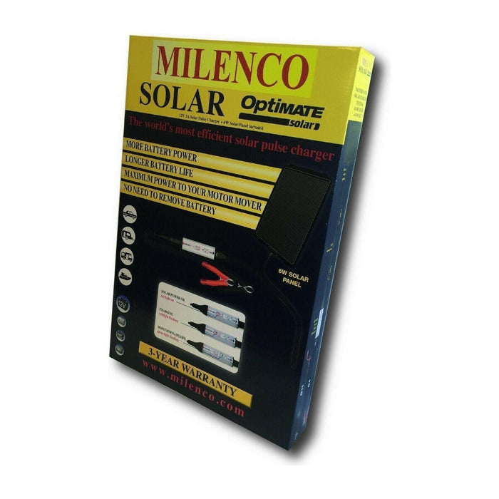 Caravan Solar Battery Charger Panel by Milenco Optimate Motorhome / Camper Milenco  - Dynamic Drive