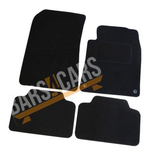 Fully Tailored Black Carpet Car Mats for Peugeot 407 Set of 4 With 2 Clips UKB4C  - Dynamic Drive