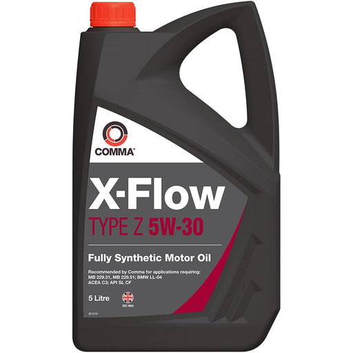 COMMA X-Flow Type Z 5W-30 - 5 Litre XFZ5L for BMW LL-04 DEXOS 2 Comma  - Dynamic Drive