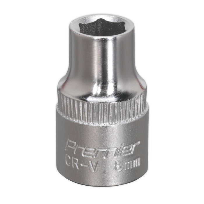 Sealey WallDrive Socket 8mm 3/8"Sq Drive S3808 Sealey  - Dynamic Drive