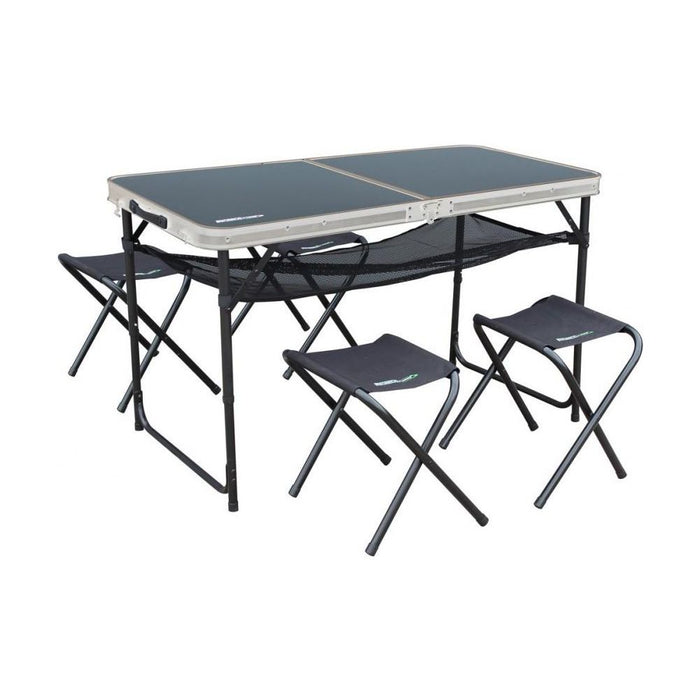 Outdoor Revolution Capri Picnic Table and Stool Set Aluminium Camping