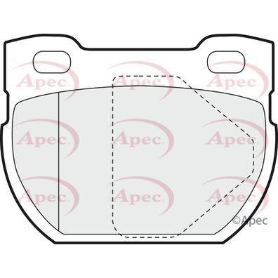 Apec Brake Pads Rear Fits Land Rover Defender