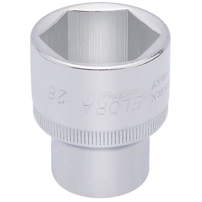 Draper Elora Hexagon Socket, 1/2" Sq. Dr., 28mm 15317