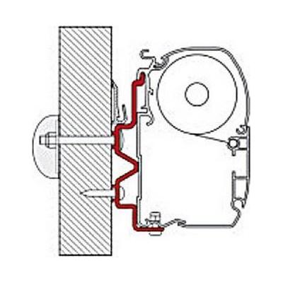 Fiamma 450cm Adapter Bracket Fiat Rapido Serie 9DF / 9M / 10 for F45 F70 Awning - UK Camping And Leisure