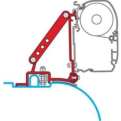 Fiamma Adapter Brackets Ducato Jumper Boxer Van H2 for F45 F70 Awnings 98655-680 - UK Camping And Leisure