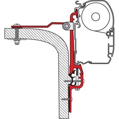 Fiamma Adapter Brackets Eriba Touring Caravan for F45 F70 Awning 98655-283 NOVA  - Dynamic Drive