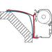 Fiamma Adapter Brackets Laika Rexosline Ecovip 07 Kreos 09 For F45 F70 Awnings 98655-418 - UK Camping And Leisure