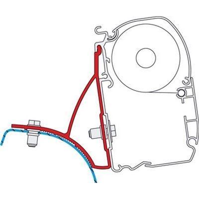 Fiamma Adapter Brackets Trafic Vivaro Primastar for F45 F70 Awning 98655-854 - UK Camping And Leisure